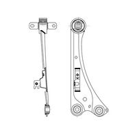 носач, окачване на колелата