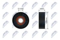Rola intinzator,curea transmisie NTY, Cod: RNK-WW-031