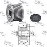Fulie alternator SIDAT, Cod: 455034