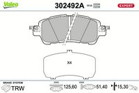 Bremsbelagsatz, Scheibenbremse