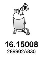 Filtru funingine/particule, sist.de esapament ASSO, Cod: 16.15008
