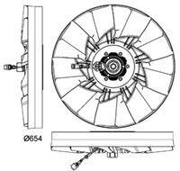 Thumbnail - Koelventilatorwiel - CFF478000P - MAHLE