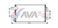 Condensator / Radiator aer conditionat AVA Clever Choice, Cod: RTA5443