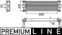 Thumbnail - Intercooler, inlaatluchtkoeler - CI254000P - MAHLE