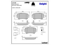 комплект спирачно феродо, дискови спирачки