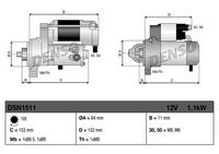Starter DENSO, Cod: DSN1511