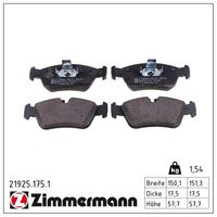 комплект спирачно феродо, дискови спирачки