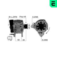 Generator / Alternator ERA, Cod: 210498A