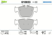 комплект спирачно феродо, дискови спирачки