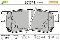 Bremsbelagsatz, Scheibenbremse