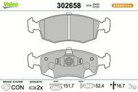Bremsbelagsatz, Scheibenbremse