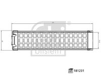 Filtru aer FEBI BILSTEIN, Cod: 181231