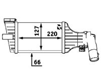 Thumbnail - Intercooler, inlaatluchtkoeler - CI55000P - MAHLE