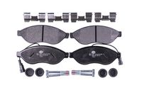 Комплект спирачно феродо, дискови спирачки 8DB 355 020-651 HELLA