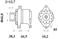 Thumbnail - Dynamo / alternator - MG882 - MAHLE
