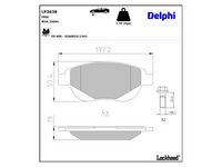 комплект спирачно феродо, дискови спирачки