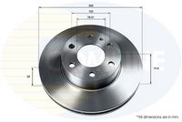 Disc frana COMLINE, Cod: ADC9087V