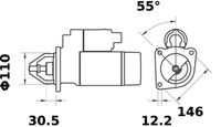 Thumbnail - Startmotor / starter - MS78 - MAHLE