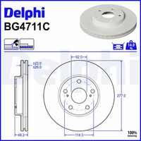 Disc frana DELPHI, Cod: BG4711C