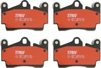 Set placute frana TRW, Cod: GDB1653DTE