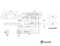 Bremsbelagsatz, Scheibenbremse