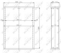 NRF Koelblok, radiateur 2
