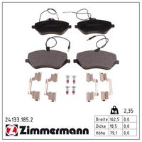 комплект спирачно феродо, дискови спирачки