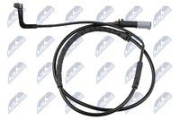 предупредителен контактен сензор, износване на накладките