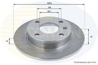 Disc frana COMLINE, Cod: ADC1203