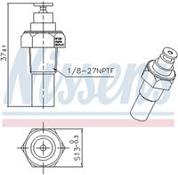 NISSENS Sensor, koelvloeistoftemperatuur 6