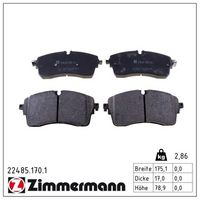 комплект спирачно феродо, дискови спирачки