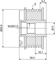 Ελεύθερη περιστροφή γεννήτριας VALEO NEW SPARE PART