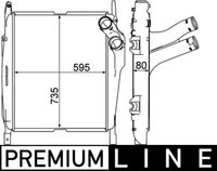 Thumbnail - Intercooler, inlaatluchtkoeler - CI270000P - MAHLE