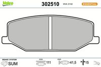 Bremsbelagsatz, Scheibenbremse