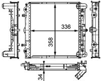 Thumbnail - Radiateur - CR383000S - MAHLE