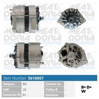 Generator / Alternator MEAT & DORIA, Cod: 5610057