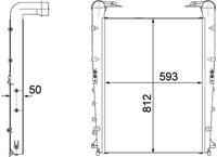Thumbnail - Intercooler, inlaatluchtkoeler - CI177000P - MAHLE