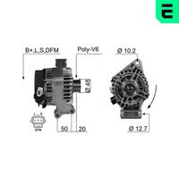 Generator / Alternator ERA, Cod: 210400A