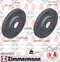Disc frana ZIMMERMANN, Cod: 400.3690.53