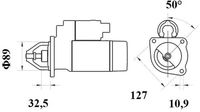 Thumbnail - Startmotor / starter - MS717 - MAHLE