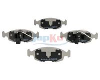 комплект спирачно феродо, дискови спирачки