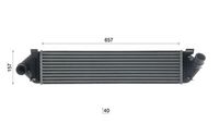 Thumbnail - Intercooler, inlaatluchtkoeler - CI190000S - MAHLE