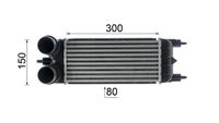 Thumbnail - Intercooler, inlaatluchtkoeler - CI525000P - MAHLE