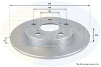Disc frana COMLINE, Cod: ADC01145