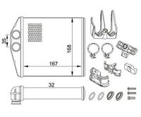 Wärmetauscher, Innenraumheizung