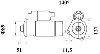 Thumbnail - Startmotor / starter - MS769 - MAHLE