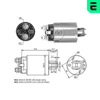 Solenoid, electromotor ERA, Cod: ZM582