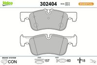 Bremsbelagsatz, Scheibenbremse