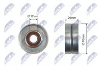 Rola intinzator,curea transmisie NTY, Cod: RNK-NS-015