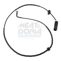 предупредителен контактен сензор, износване на накладките